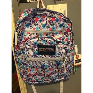 Floral Jansport backpack